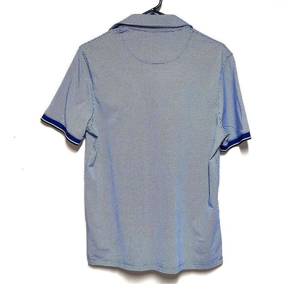NWOT Ted Baker London Blue Dot Short Sleeve Polo Mens Size 4 40 chest M - Picture 3 of 6